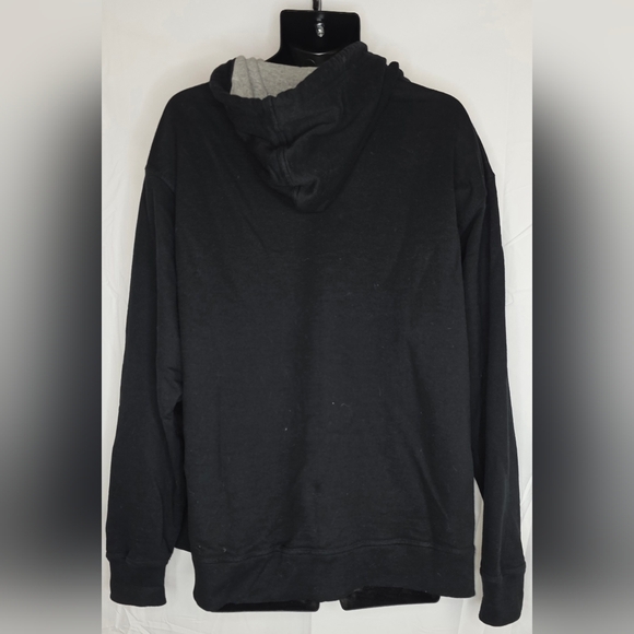 Champion Powerblend Graphic Hoodie Black and Gray Warm Size XL C-3000 - Picture 7 of 11